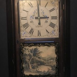Vintage Wuersch Decorative Clock 24"Tall.